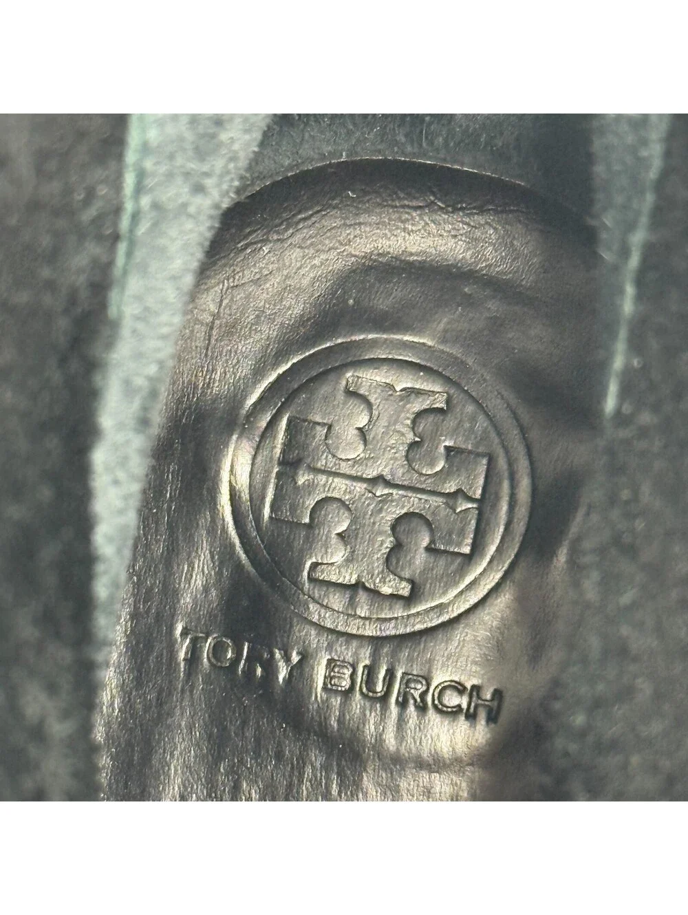 Tory Burch Womens Size 10.5M Black Leather Chelsea Ankle Boots Round Toe Pull-On